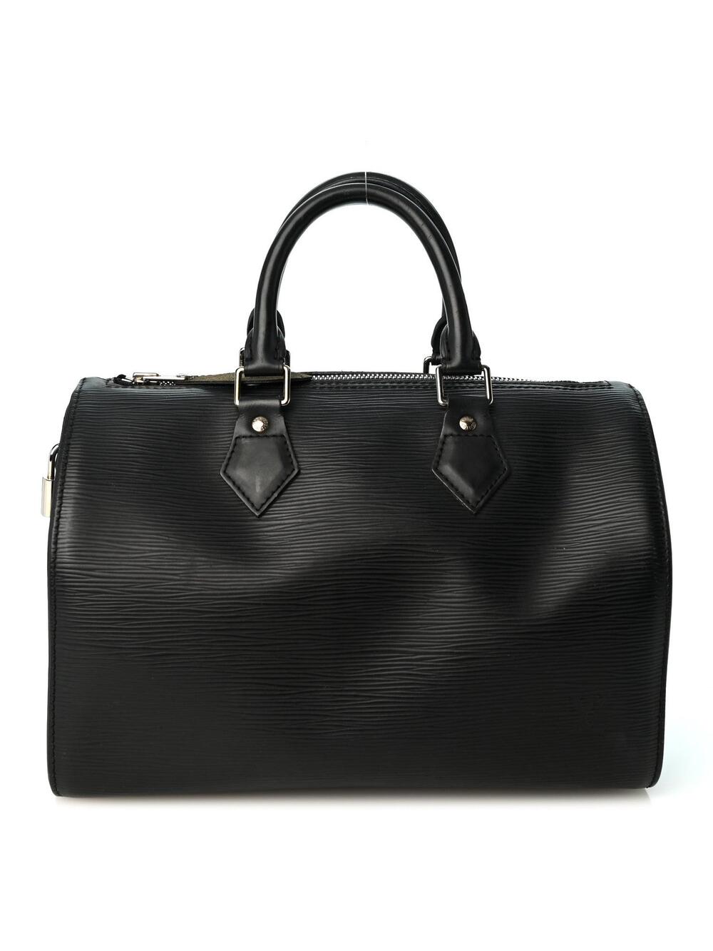 Louis Vuitton Epi Speedy 25 Black #372467L95B